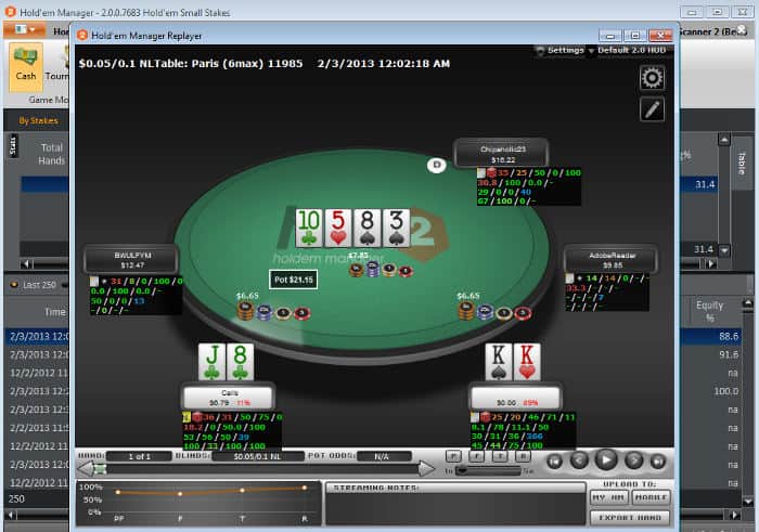how to delete hands from holdem manager 2
